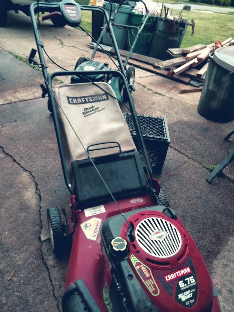 Three Soccer Lawn Mowers
