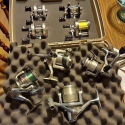 shimano and abu garcia fishing reels