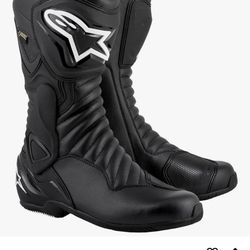 Boot Alpinestars SMX-6 V2 Gore-Tex Motorcycle Boots, Waterproof & Breathable Touring Gear Size 11.5 New!
