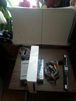 Wi con tabla para hacer ejercicio