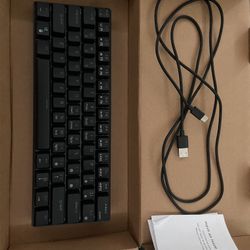 Rk61 60% Blue Switch RGB Mechanical Keyboard