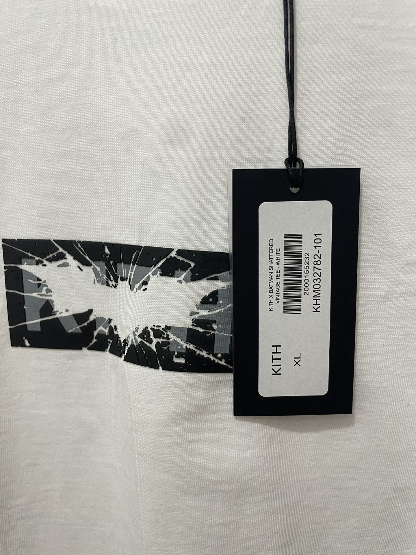 XLarge Kith x Batman Shattered Box Logo Vintage Tee
