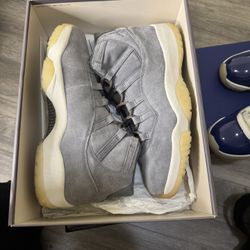Jordan Retro 11s Pinnacle Grey Suede