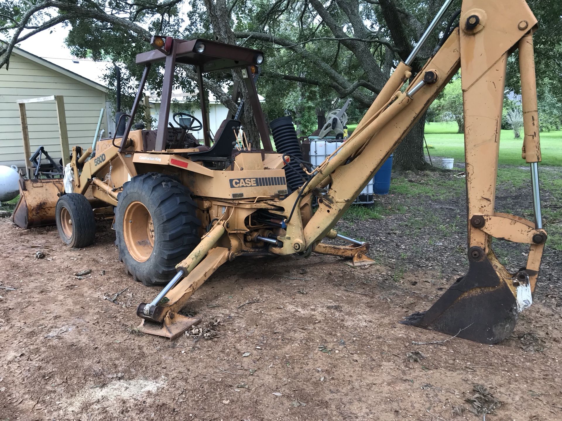 Case backhoe