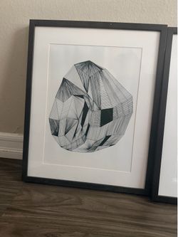 IKEA Ribba picture frames with art