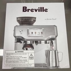 Breville the Barista Touch Espresso Machine Stainless Steel New!!!