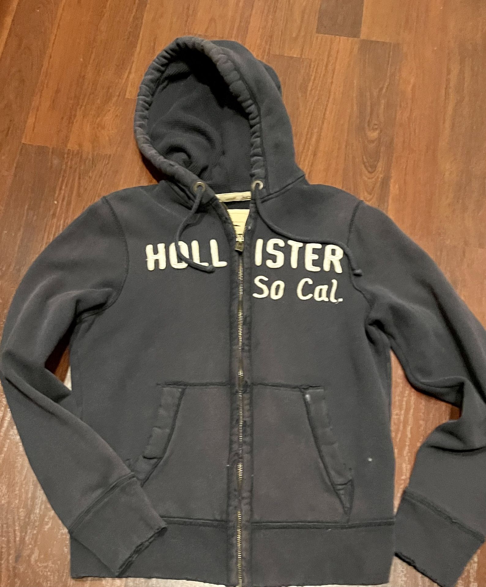 Hollister Men's Zip Up Hoodie In Smal!