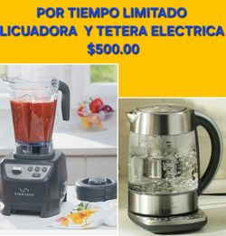 LICUADORA  Y TETERA ELÉCTRICA