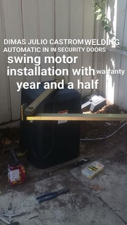 A swing motor of very good quality.