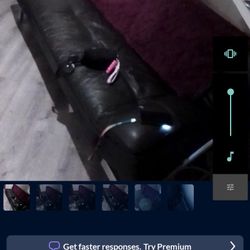 Pick up Today ASAP Black Leather Futon USB & Outlets on it... Used by still in good shape a lil wear and Tare, Need gone Today