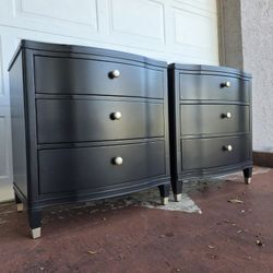 Set Of 2 Nightstands Freshly Refinished 