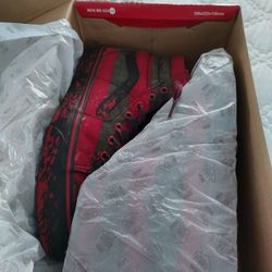 Vans House of Terror Nightmare on Elm St. Shoes Sz.10