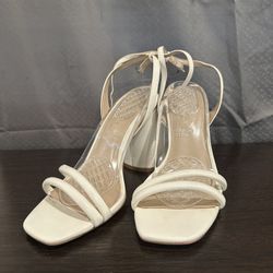 White Heels Size 8