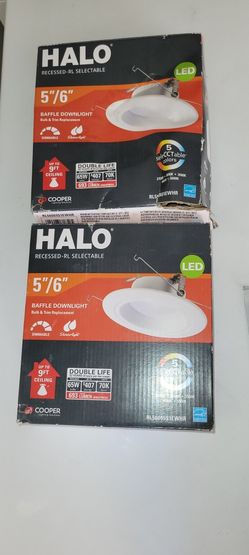 Halo Recessed Lighting. Multicolor. Baffle Downlight