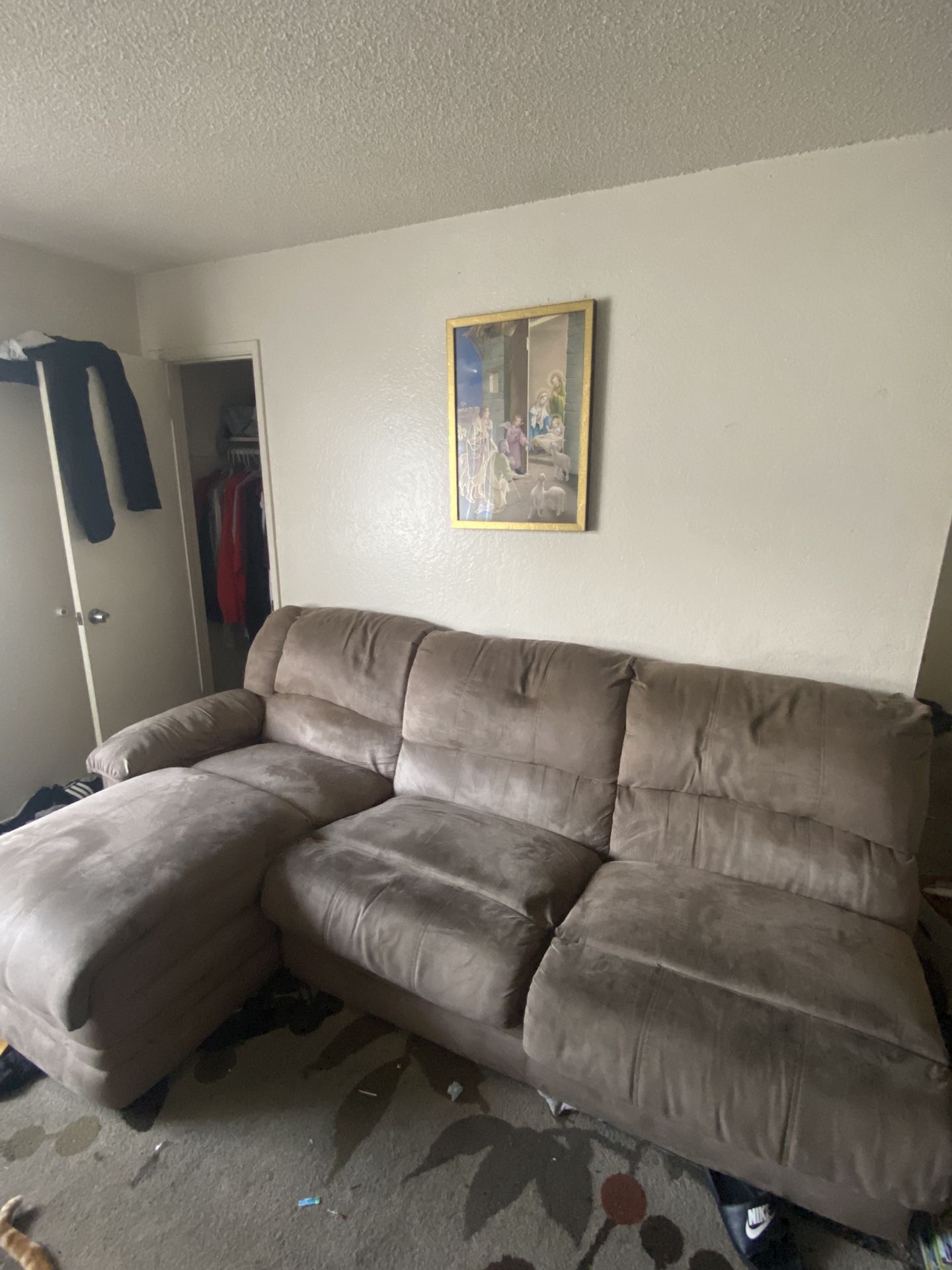 FREE 3-piece Couch with recliner