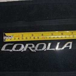 Corolla emblem