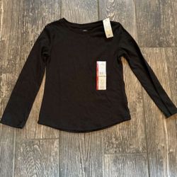 New Kids XS Black Long Sleeve 4-5