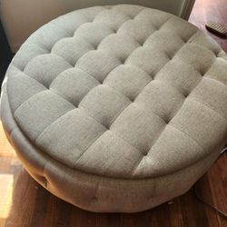 Light Gray Ottoman