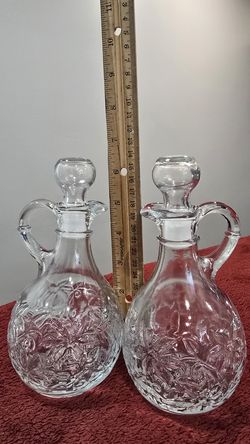 oil vinegar containers princess house fantasia $83