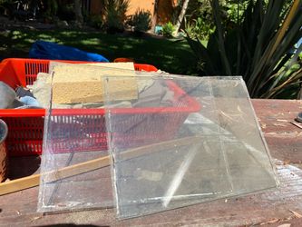 FREE Wavy Glass From Wood Window