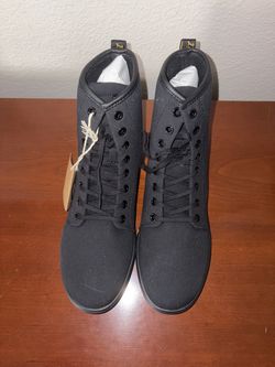 Dr. Martens Sheridan Canvas 7-Eye Boots Women’s W10 Black NEW Deadstock