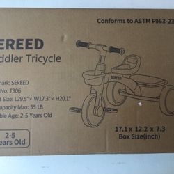 SEREED Toddler Tricycle for 2-5 Years Old Boys . PICK UP in South Gate Max Weight 55 Lbs. Child Birthday Gift.