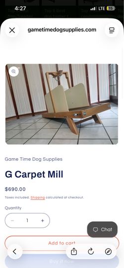 Dog treadmill