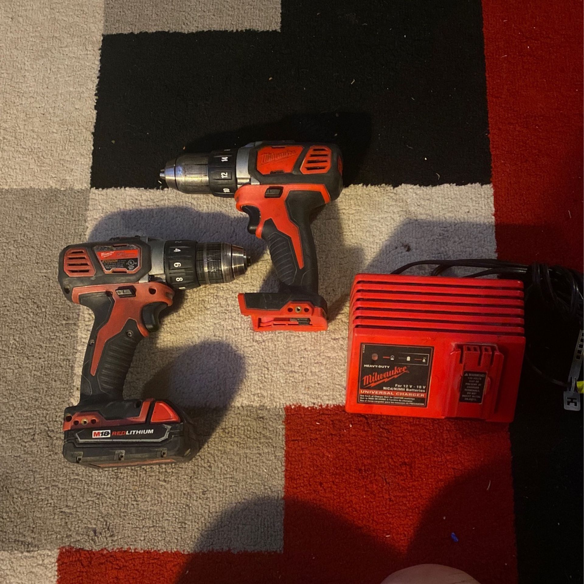 Milwaukee Drills And Battery Charger