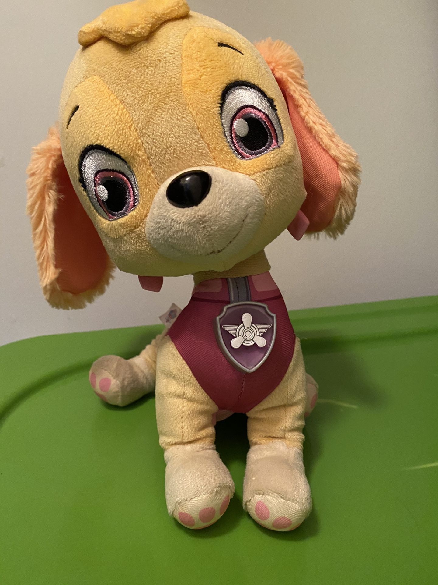 Talking skye paw patrol plush