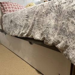 twin trundle bed frame 