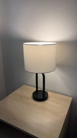 Modern Table Lamps with Drum Shade