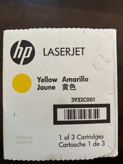 Yellow toner $90