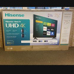 75” Hisense Smart 4k Led Uhd Tv 