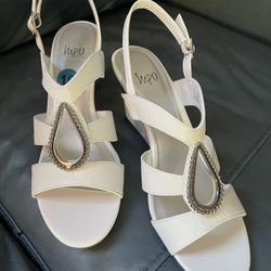 Impo Women's Sz 10 Violette Ornamented Wedge Sandals New