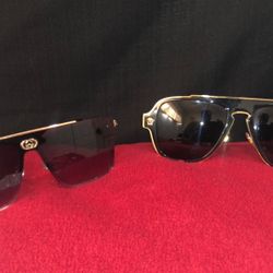Polarized Versace  men shades Mod. 2199.  Gucci Shades Mod. 24127 