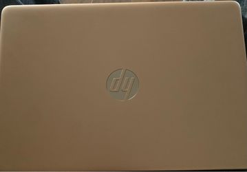 Rose gold Hp laptop