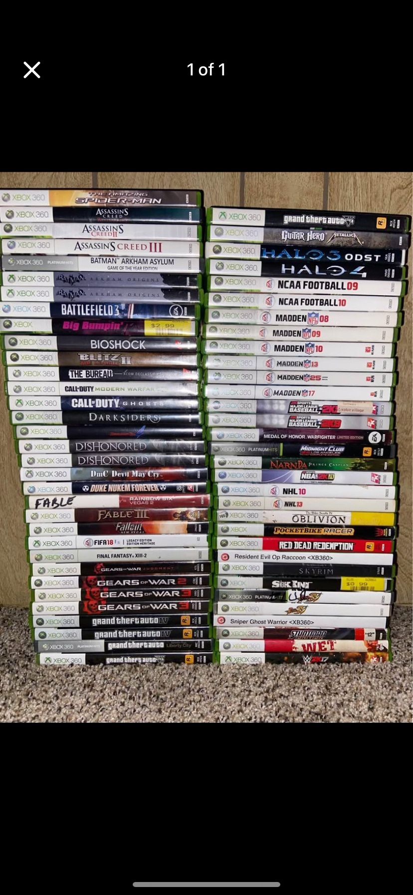 Xbox 360 Games For Trade/sale