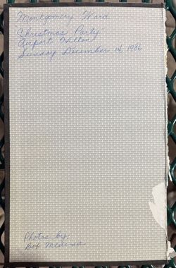 1986 Montgomery Ward Christmas Party Photo Album