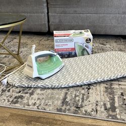 Steam compact iron for clothes & iron board