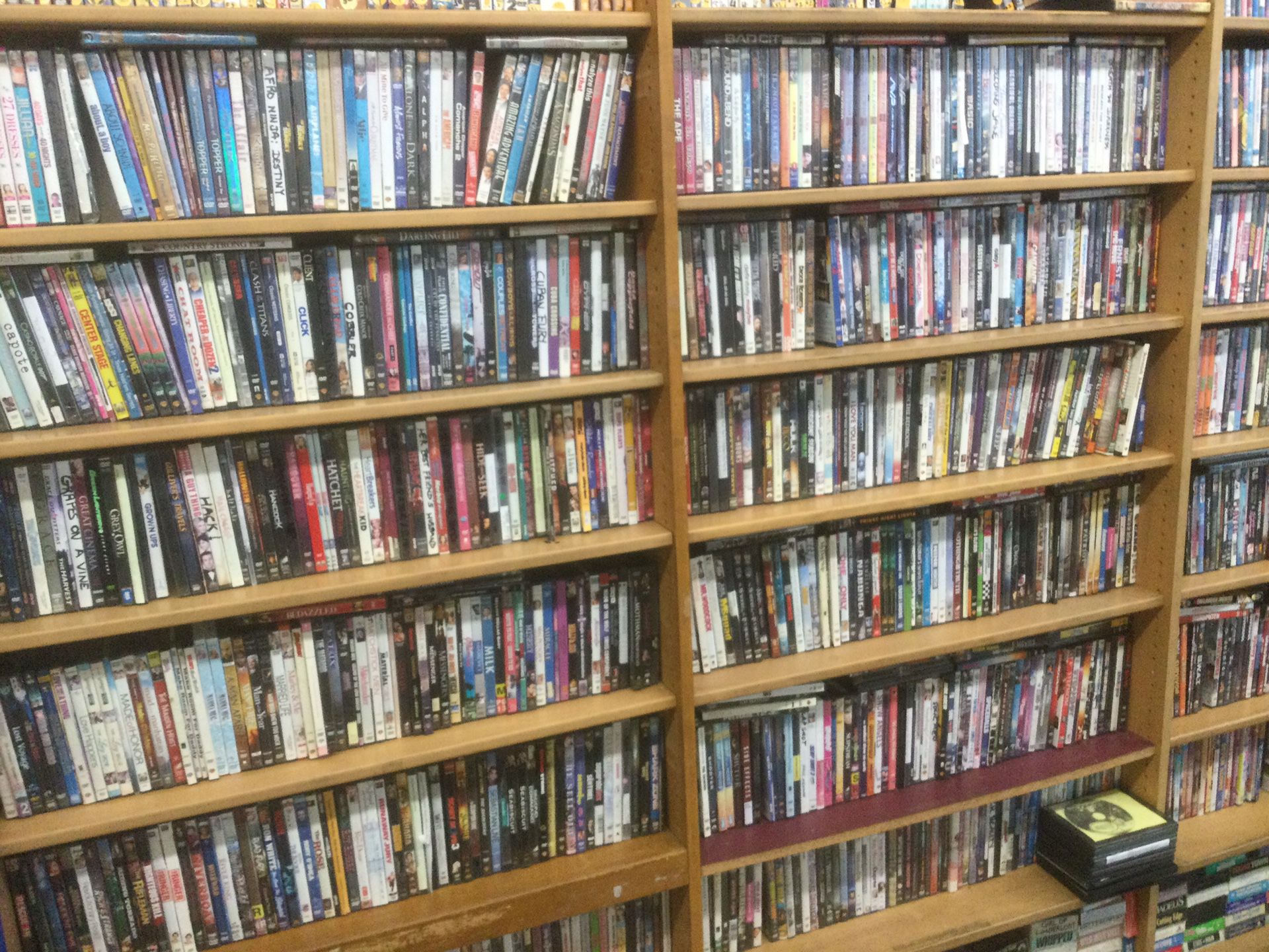 DVDs OVER 1000 TITLES TO CHOOSE FROM ONLY $1 EACH DVD