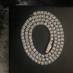 4mm 18K Gold-Plated Tennis Chain