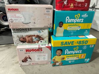 New pampers Size 1 and 2