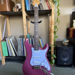 PRS SE Silver Sky Dragon Fruit Solid Body Electric Guitar