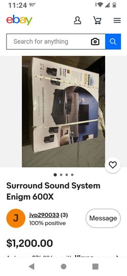 New in box Home projector theater system and surround sound system