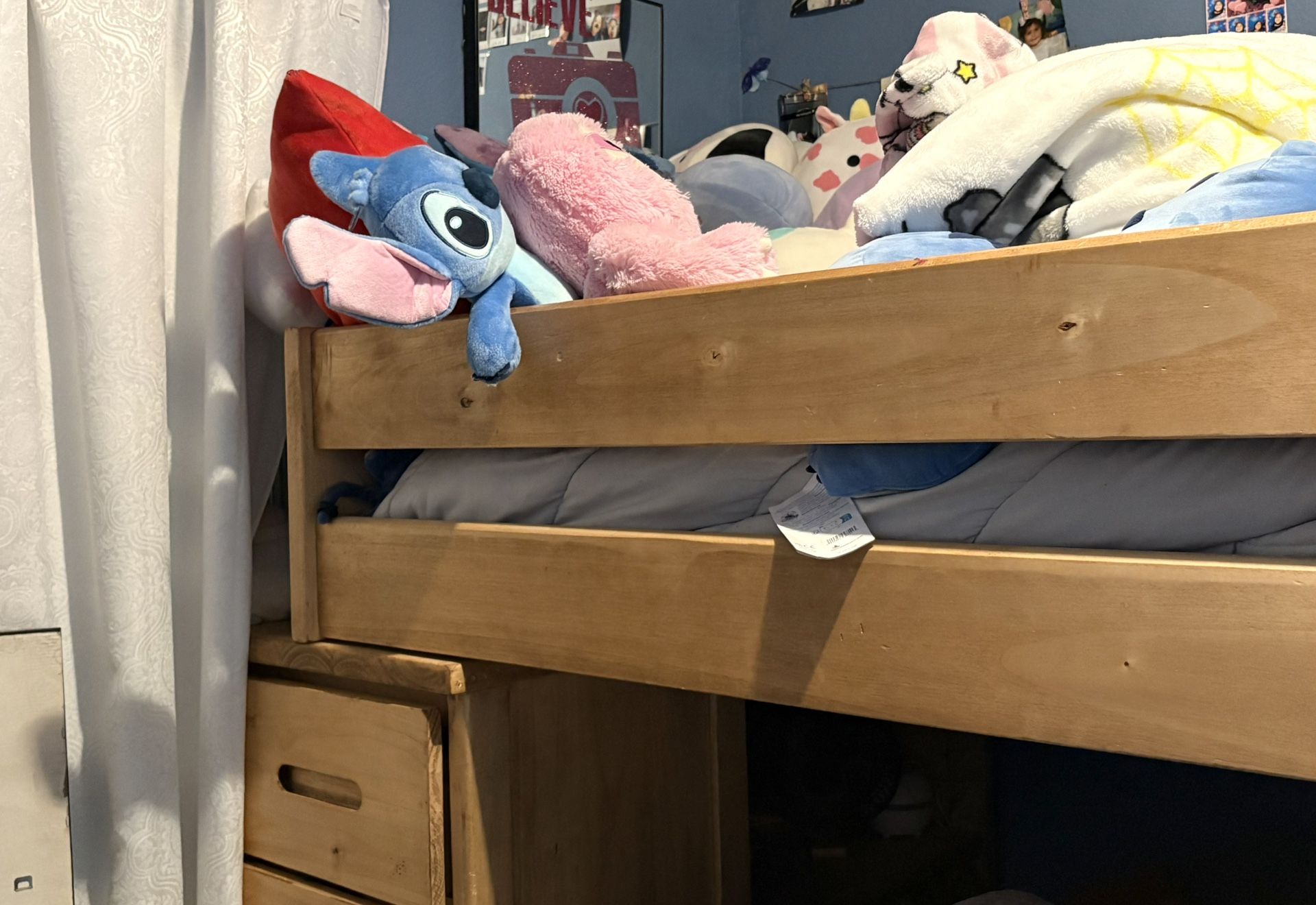 Loft Bed With Desk, Stairs, And More Storage 