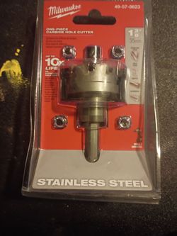 Milwaukee One piece carbide hole cutter