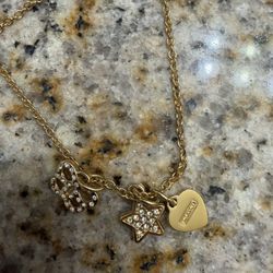 Coach Necklace With Charms 