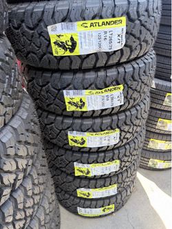 Lt265/75/16 Atlander  #4 New Tires Mount & Balance // Set De 4 Llantas Nuevas Instaladas Y Balanceadas