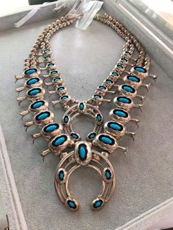 LFK) is Leon Kirlie squash blossoms "sterling silver trades welcome