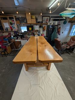 Rustic alder table